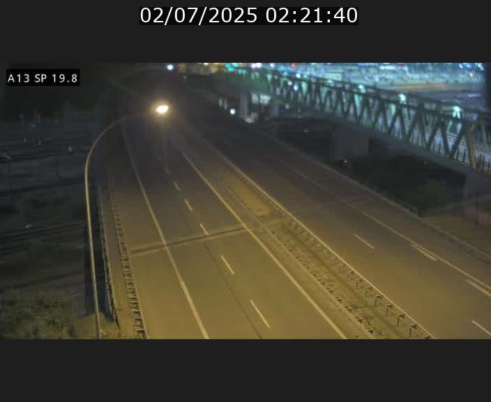 Traffic live webcam Luxembourg Croix de Bettembourg - A13 direction Esch-sur-Alzette - BK 19.8