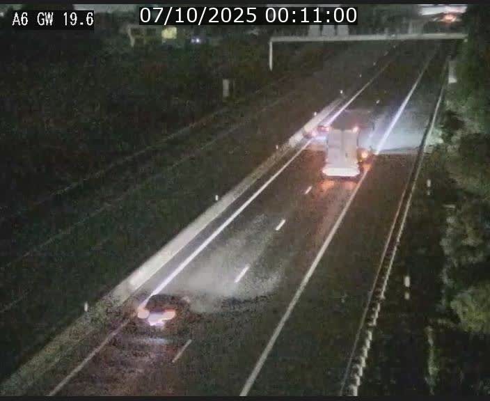 Traffic live webcam Luxembourg - Steinfort - A6 - BK 19.6 - direction Belgique