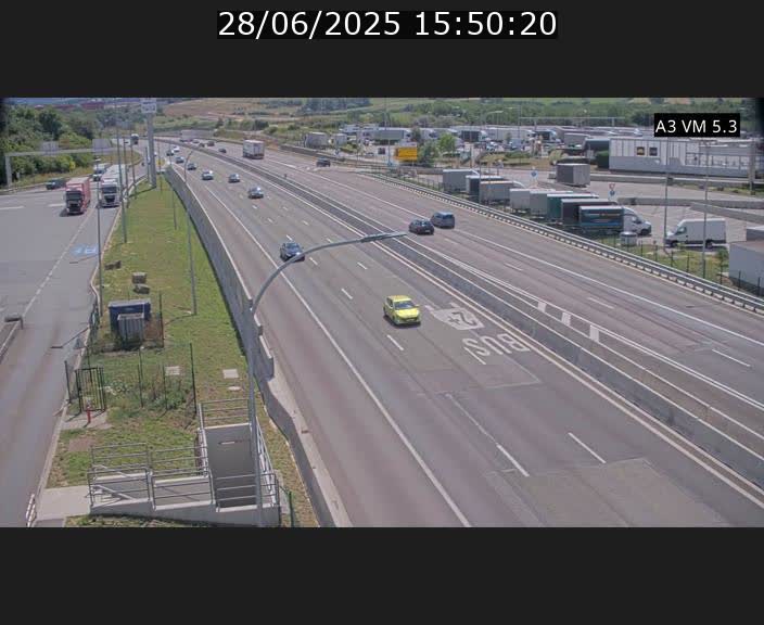 Traffic live webcam Luxembourg Aire de Berchem - A3 - BK 5 - direction France