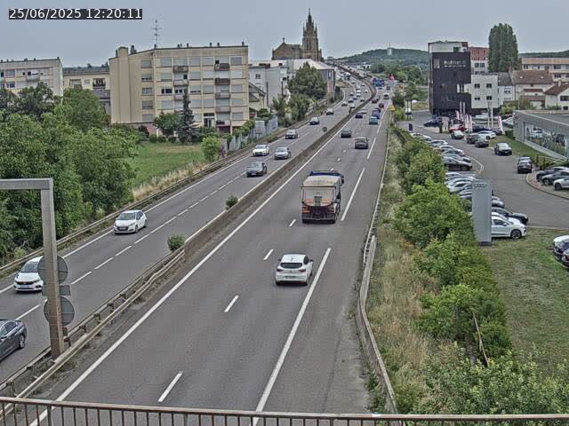 Caméra autoroute France - A31, Thionville direction Metz