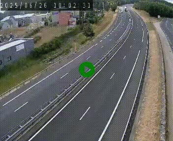 Caméra autoroute A75 à hauteur du col du rocher blanc en direction de Montpellier