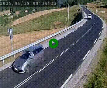 Webcam routière au niveau du col de la Chavade en Ardèche, sur la N102 à 1266 mètres d'altitude