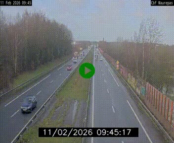 Webcam sur le périphérique de Rennes (N136) à hauteur de Maurepas, au nord de la ville