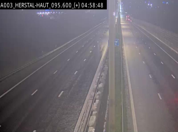 Webcam autoroute Belgique - Herstal - E40 direction Aix-la-Chapelle - BK 97