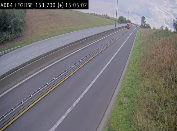 Webcam autoroute E411 à hauteur de Léglise, en direction de Luxembourg