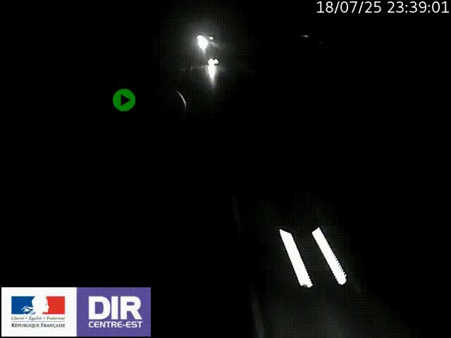 Webcam sur le contournement de Valence, sur la Nationale 7, à la jonction avec la N532, caméra orientée vers Grenoble