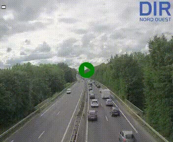 Webcam sur le périphérique de Caen (N814) à l'est de la ville, à Mondeville hauteur de la sortie 2, Presqu'île-Rives de l'Orne, au bout de l'autoroute A13