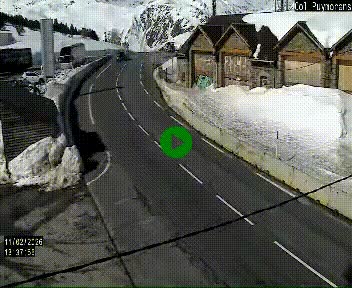 Webcam Col du Puymorens sur N320, en direction de Pas de la Casa (Andorre)