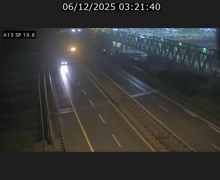 Traffic live webcam Luxembourg Croix de Bettembourg - A13 direction Esch-sur-Alzette - BK 19.8