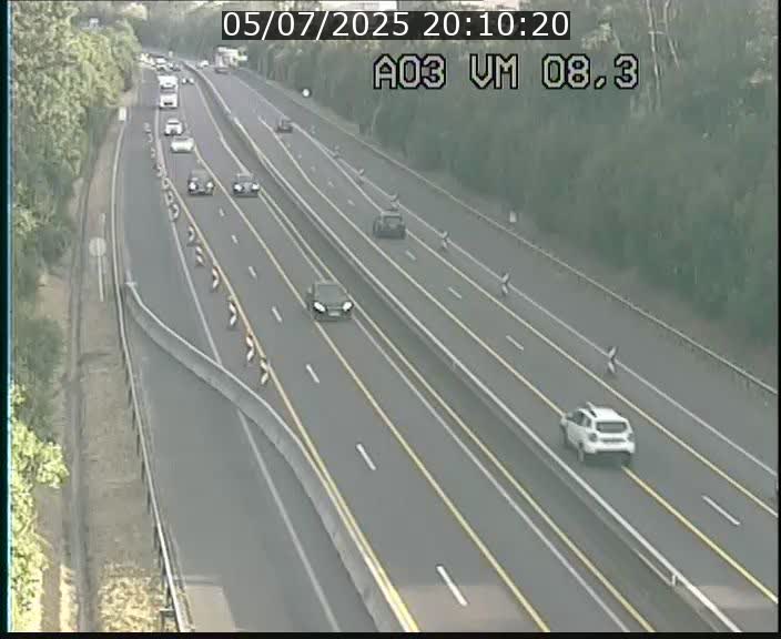 Traffic live webcam Luxembourg Bettembourg - A3 - BK 8.3 - direction France