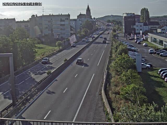 Caméra autoroute France - A31, Thionville direction Metz