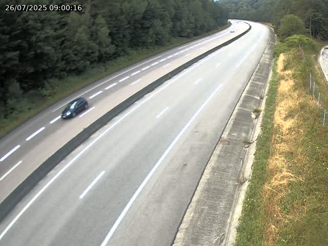 Caméra autoroute France - N57, Côte de la Calotine direction Nancy