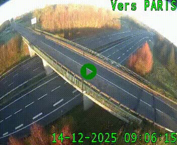 Clone of Caméra routière sur l'autoroute A20 au nord de Limoges, à la jonction avec la N520. Vue orientée vers Paris