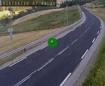 Webcam routière au niveau du col de la Chavade en Ardèche, sur la N102 à 1266 mètres d'altitude