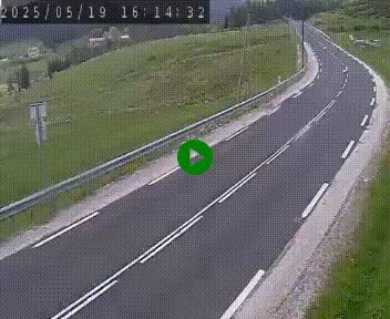 Webcam routière au niveau du col de la Chavade en Ardèche, sur la N102 à 1266 mètres d'altitude