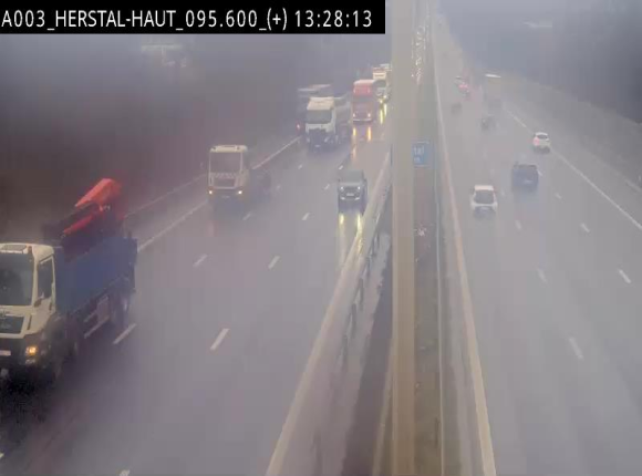 Webcam autoroute Belgique - Herstal - E40 direction Aix-la-Chapelle - BK 97