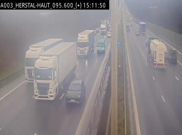 Webcam autoroute Belgique - Herstal - E40 direction Aix-la-Chapelle - BK 97