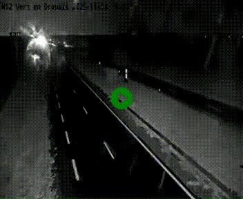 Webcam à hauteur de Vert-en-Drouais sur la N12, en périphérie de Dreux. Vue orientée vers Alençon