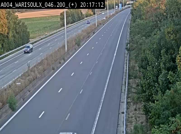 Webcam autoroute Belgique - Warissoulx - E411 - BK 46.2