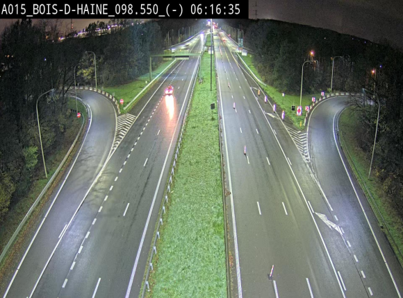 Webcam autoroute Belgique - Bois d'Haine - E42 - BK 98.6