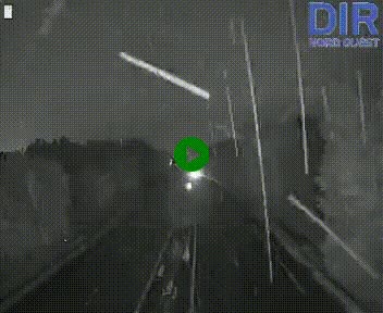 Webcam sur le périphérique de Caen (N814) à l'est de la ville, à Mondeville hauteur de la sortie 2, Presqu'île-Rives de l'Orne, au bout de l'autoroute A13
