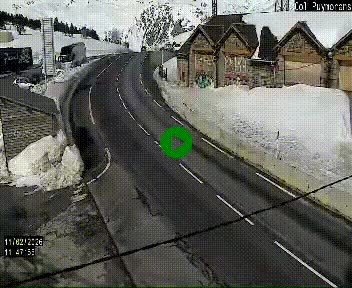 Webcam Col du Puymorens sur N320, en direction de Pas de la Casa (Andorre)