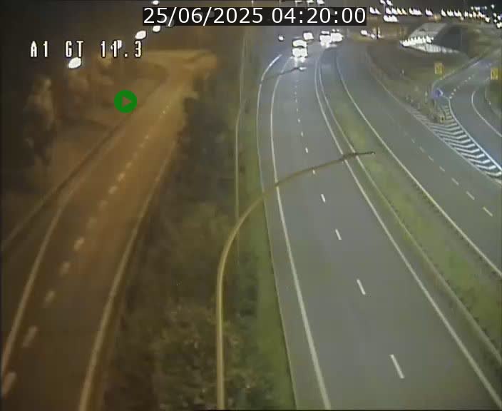 Traffic live webcam Luxembourg Senningerberg - A1 direction Allemagne - BK 11.3