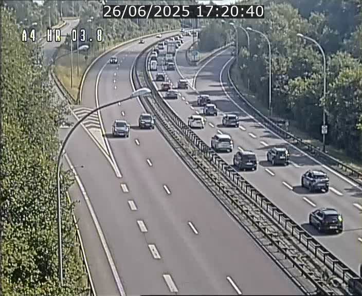 Webcam traffic A4 Luxembourg - BK 3.8 - Leudelange (direction Esch sur Alzette)