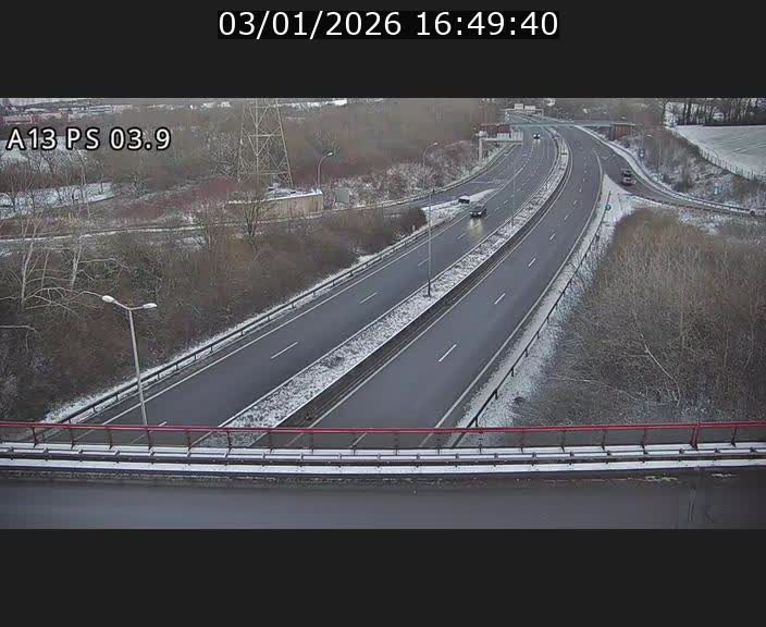 Traffic live webcam Luxembourg Differdange - A13 direction Esch-sur-Alzette - BK 3.9