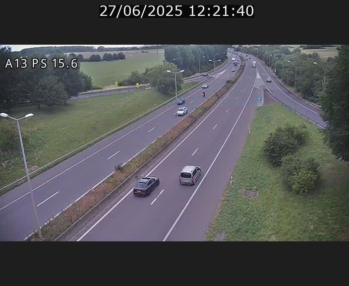 Traffic live webcam Luxembourg Kayl - A13 direction Dudelange - BK 15.6