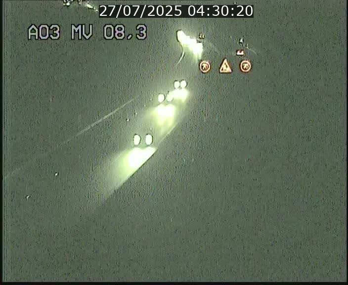 Webcam Autoroute après la Croix de Bettembourg en direction de Luxembourg sur l'A3