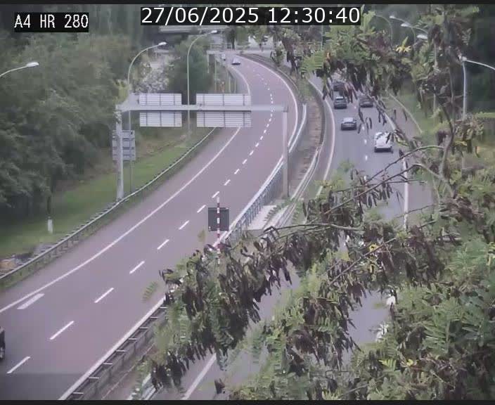 Webcam traffic A4 Luxembourg - BK 0.2 - P+R Bouillon (direction Luxembourg)