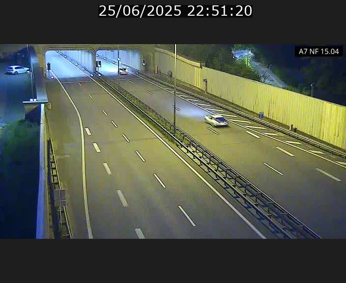 Caméra trafic Luxembourg - A7, Tunnel Mersch, entrée sud, direction Ettelbruck