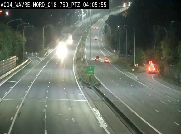 Webcam traffic E411(A4) - BK 18.7 - Bierges (Wavre Nord)