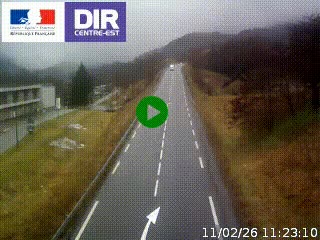 Web cam sur la N90 à Aime, en provenance de Bourg-Saint-Maurice et en direction d'Albertville