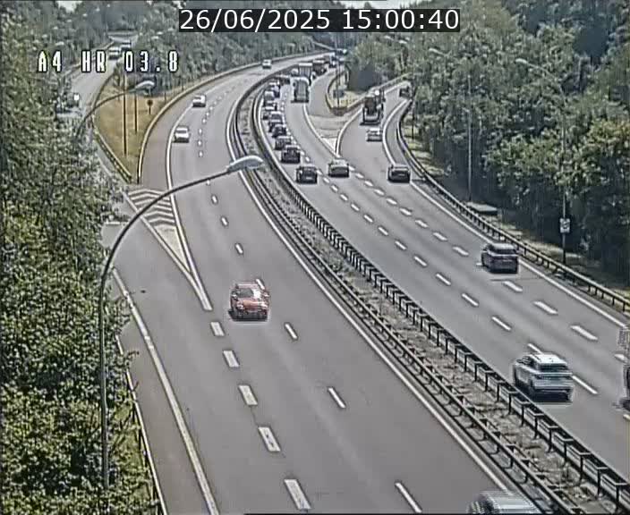 Webcam traffic A4 Luxembourg - BK 3.8 - Leudelange (direction Esch sur Alzette)