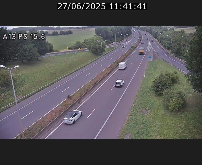 Traffic live webcam Luxembourg Kayl - A13 direction Dudelange - BK 15.6