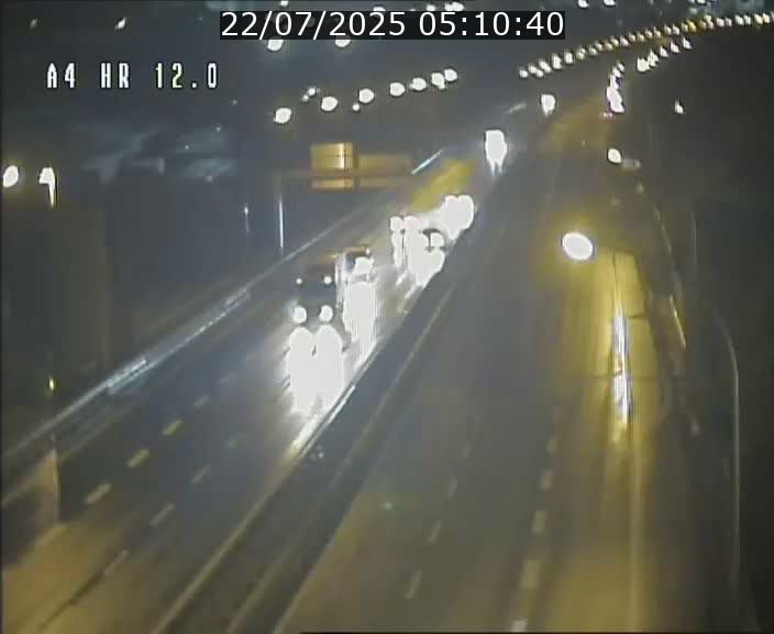 Traffic live webcam Luxembourg Jonction Foetz - A4 - BK 12.0 - direction Esch sur Alzette