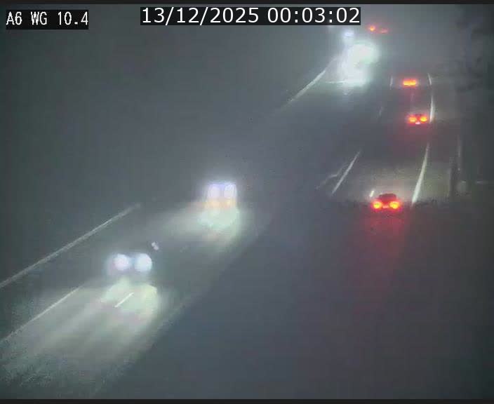 Traffic live webcam Luxembourg Mamer - A6 - BK 10.4 - direction Luxembourg/France/Allemagne