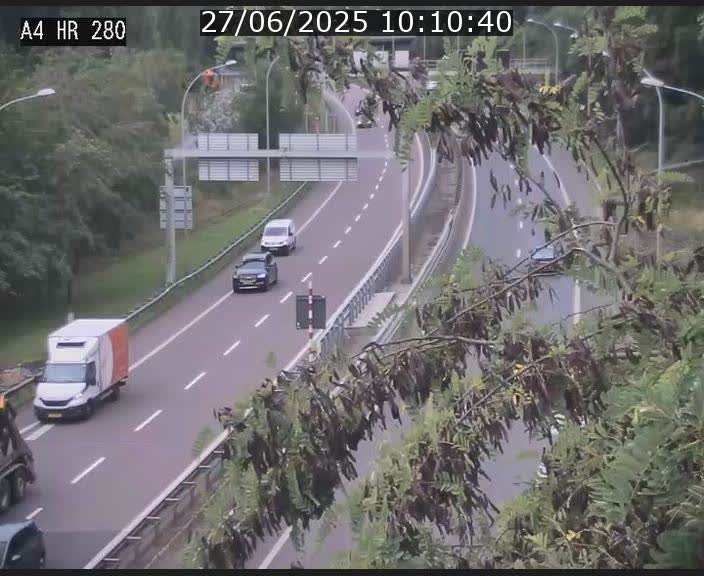 Webcam traffic A4 Luxembourg - BK 0.2 - P+R Bouillon (direction Luxembourg)