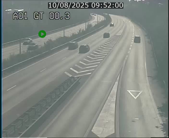 Traffic live webcam Luxembourg Croix de Gasperich - A1 direction Kirchberg - BK 0.3