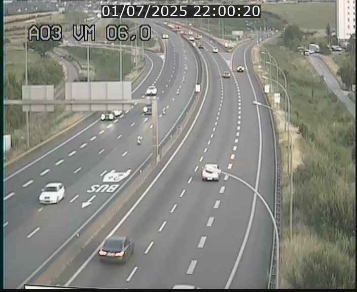 Traffic live webcam Luxembourg Aire de Berchem - A3 - BK 6 - direction France