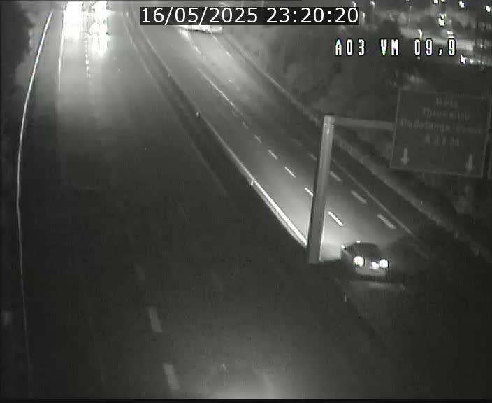 Webcam Autoroute à la Croix de Bettembourg - A3 - BK 9.9 - direction France