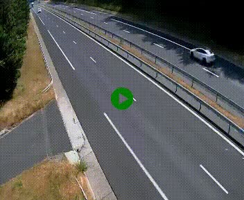 Caméra autoroute A75 à hauteur du col des Issartets en direction de Montpellier