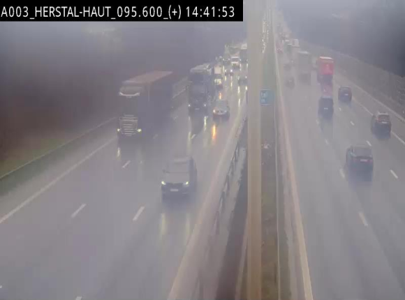 Webcam autoroute Belgique - Herstal - E40 direction Aix-la-Chapelle - BK 97