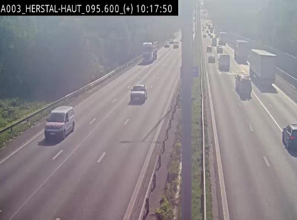 Webcam autoroute Belgique - Herstal - E40 direction Aix-la-Chapelle - BK 97