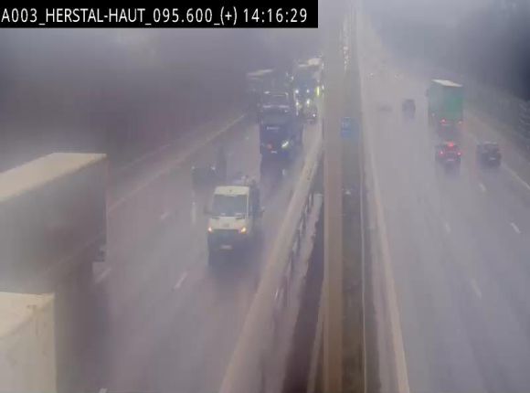 Webcam autoroute Belgique - Herstal - E40 direction Aix-la-Chapelle - BK 97