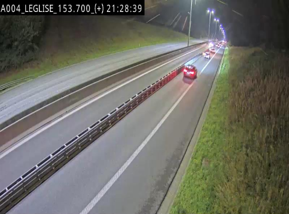 Webcam autoroute E411 à hauteur de Léglise, en direction de Luxembourg