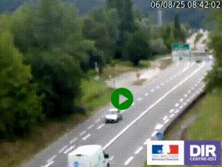 Webcam info trafic à proximité de Vizille sur la N85, au niveau du point de vue du Saut du Moine à Champagnier