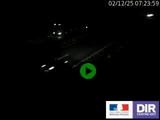 Webcam autoroute sur l'A77 à hauteur de Pouilly-sur-Loire en direction de Nevers